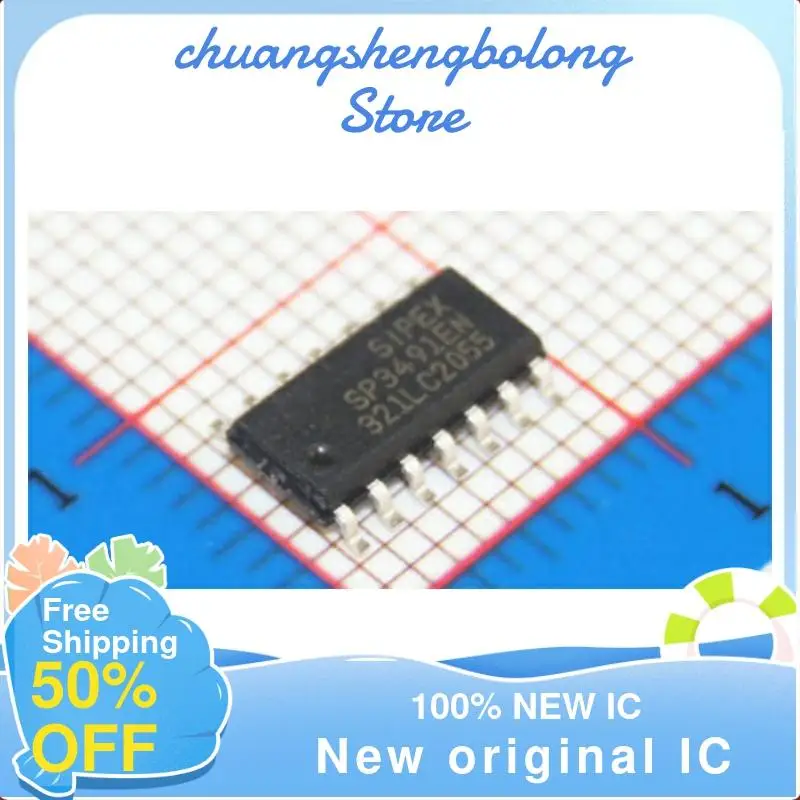 

10PCS SP3491EN SP3491CN 3.3VSOP14 New original IC