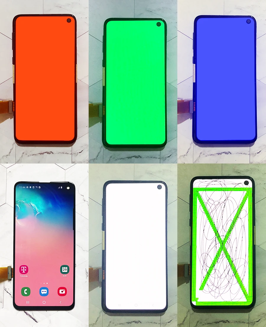 AMOLED pełny montaż do Samsung Galaxy S10e G970F ekran dotykowy LCD z ekranem amolowanym digitalizuj zamiennik zespołu bez przypalania cieni