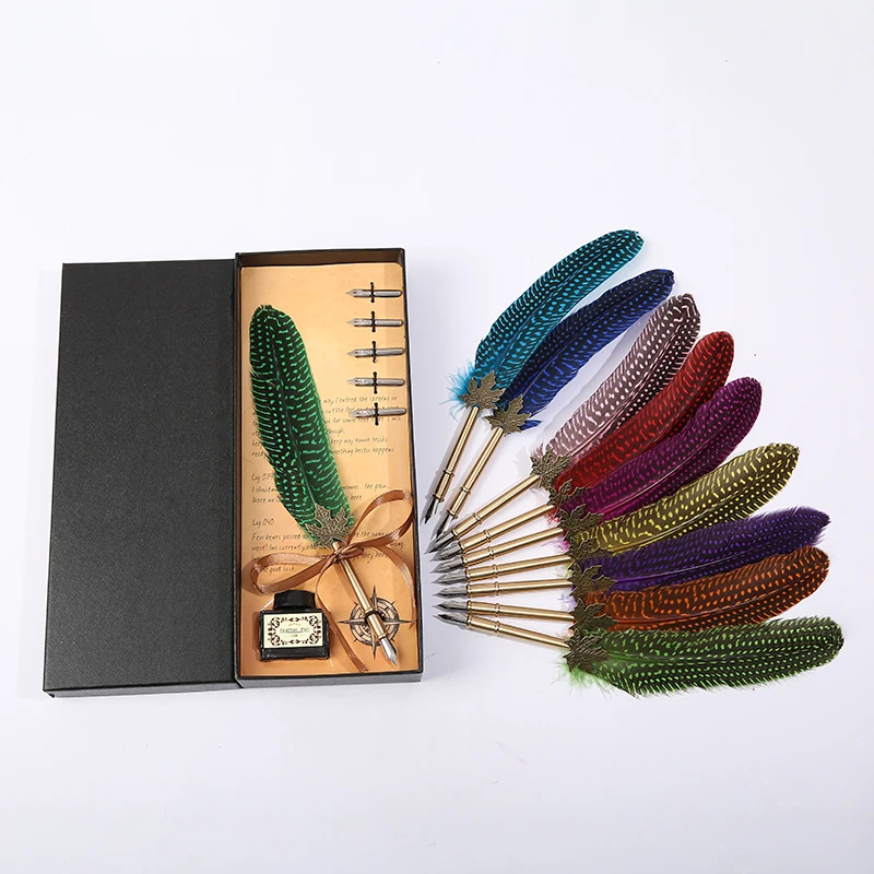 

European retro graduation season goose feather pen pen, send students to send teachers the best gift