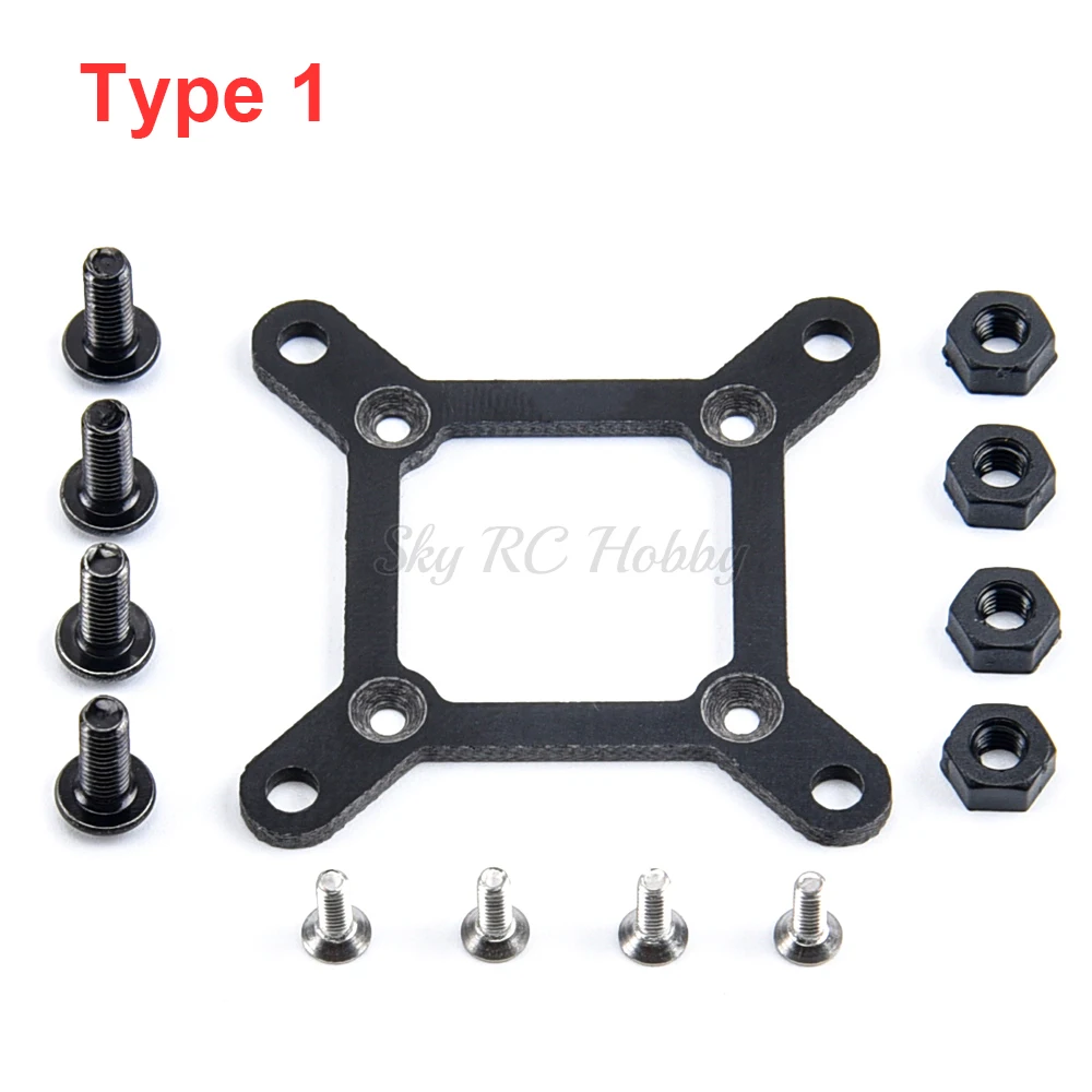 Flight Control ESC VTX Hole Conversion Board 20*20mm M2 To 30.5*30.5mm M3 Adapter Plate For FPV RC Racing Drone