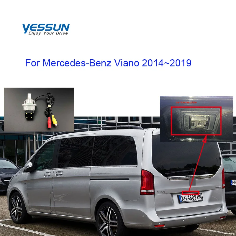 

RearView camera For Mercedes-Benz Viano W447 2014 2015 2016 2017~2019 vehical backup camera /CCD Car license plate Camera