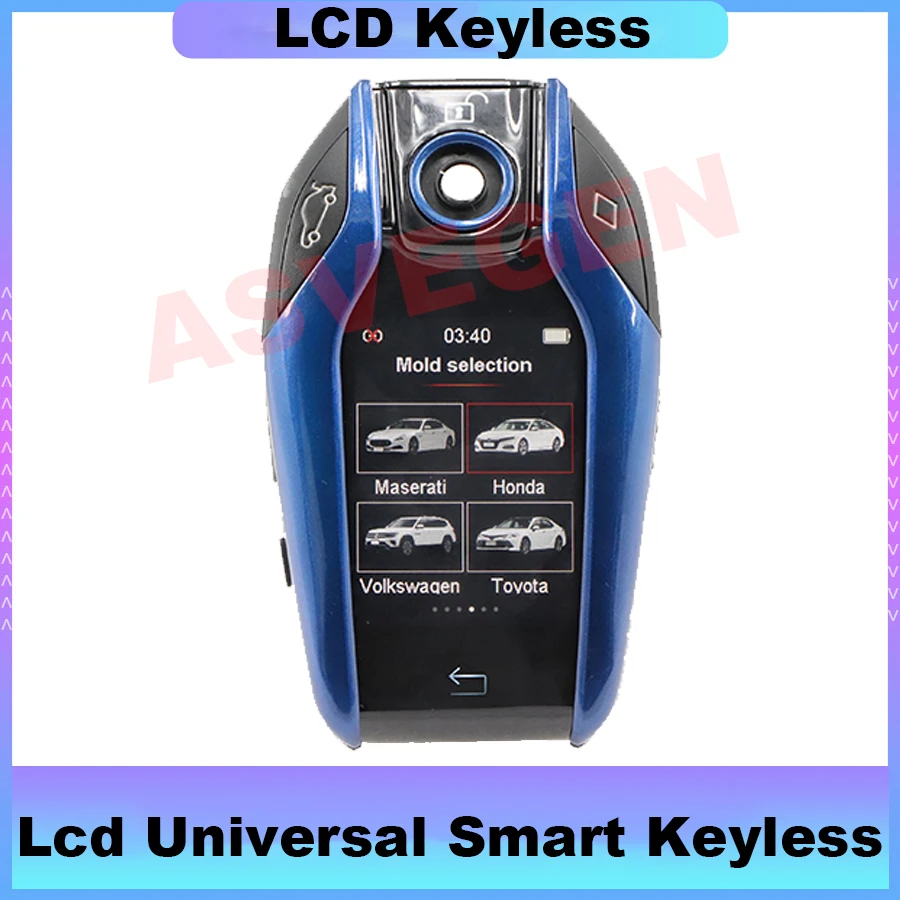 

Universal LCD Smart Key Cover Upgrade Version For All Car Models Keyless With One-Key Start