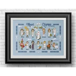 SO3212 koreański miłość Mini Cartoon pakiet Craft Stitch Cross Stitch robótki haftowanie rękodzieło haft krzyżykowy zestawy prezent