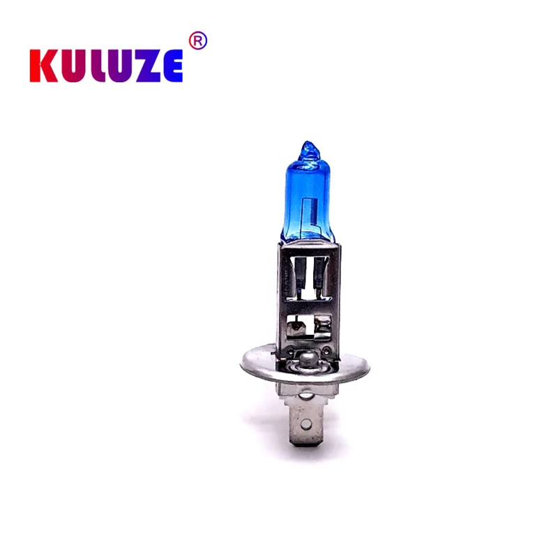 2PC H1 55W 12V Halogen Bulb Super White P14.5S High Power Car Headlight Lamp Fog Lights Car Light Headlamp 100W