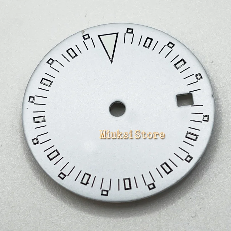 29mm White Black sterile watch dial luminous dial fit Miyota 8205 8215 821A Mingzhu DG2813 3804 ETA 2836 2824  Seagull 1612