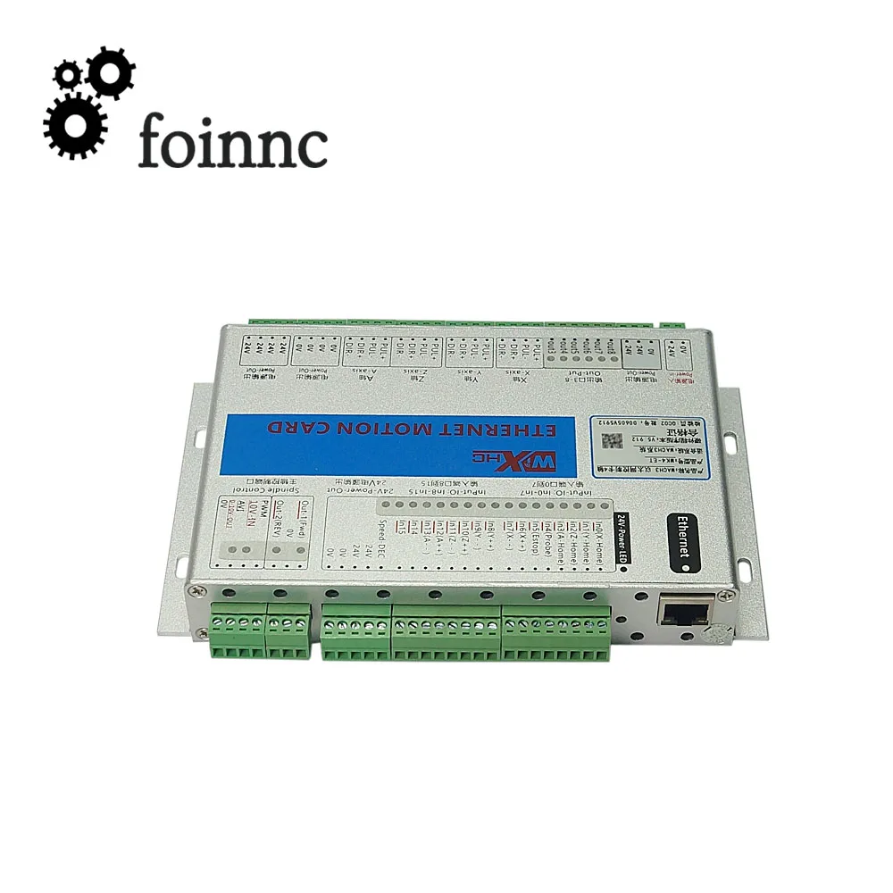 Cnc Ethernet Breakout Board Cartão Controlador de Movimento Mach3 Axis Mkx-et 2000khz