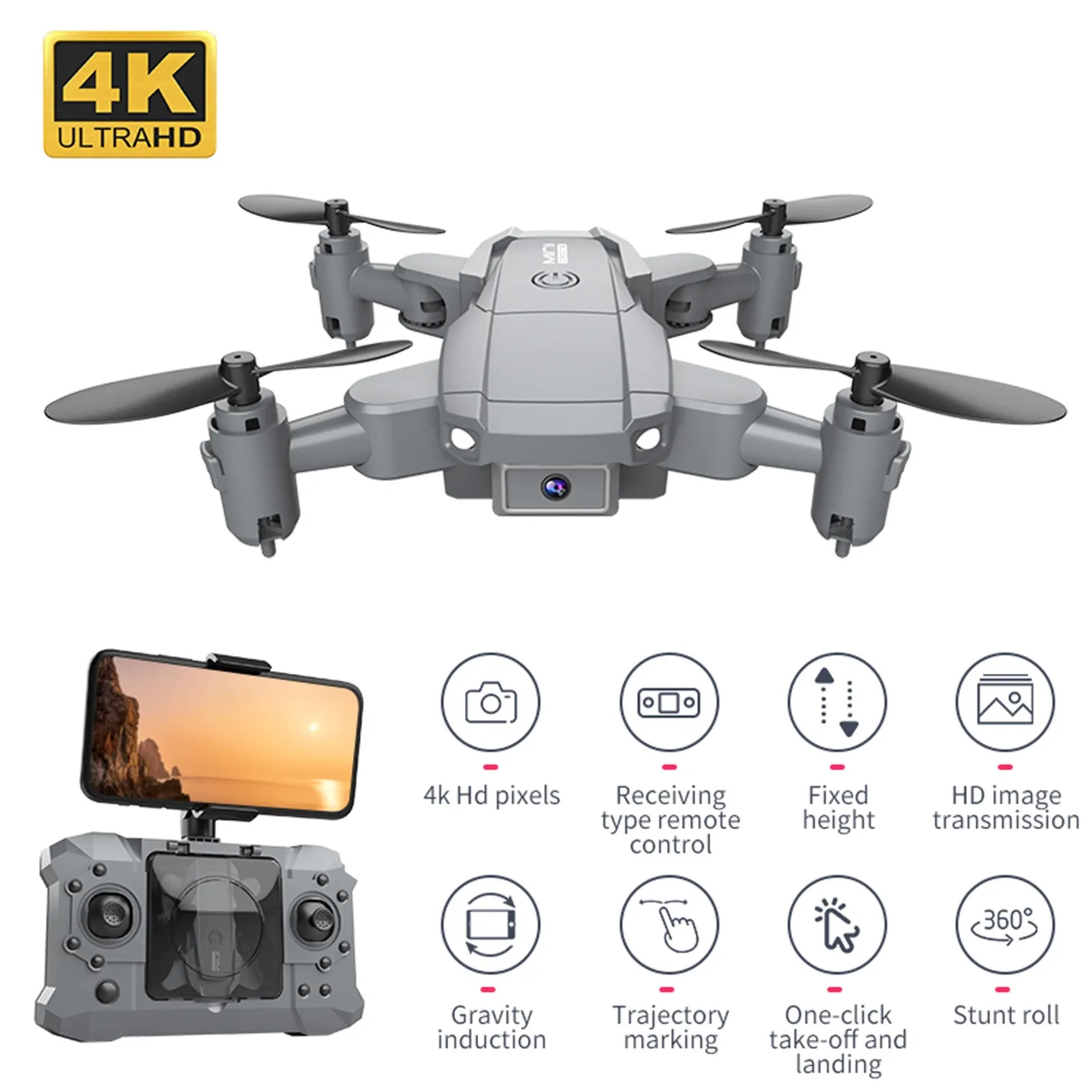 KY905 Mini RC Drone With 4K 1080P Camera HD Wifi Fpv Aerial Photography Foldable Quadcopter Professional Dron Gift Toys for boys