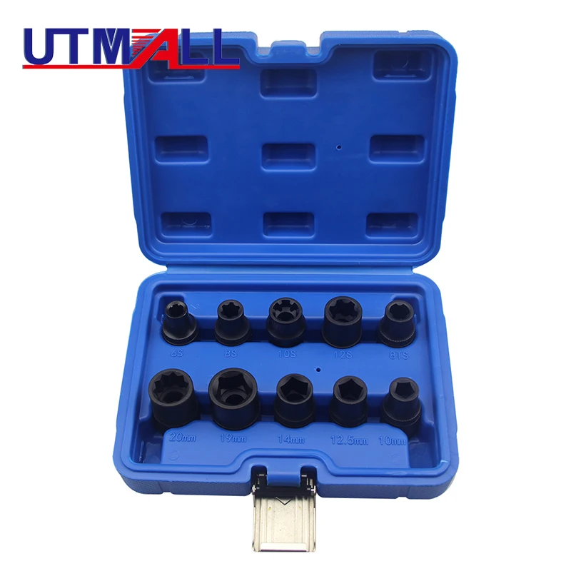 10PC Special Socket Brake Caliper Engine Head Screw Sockets For Nissan Subaru ford Peugeot