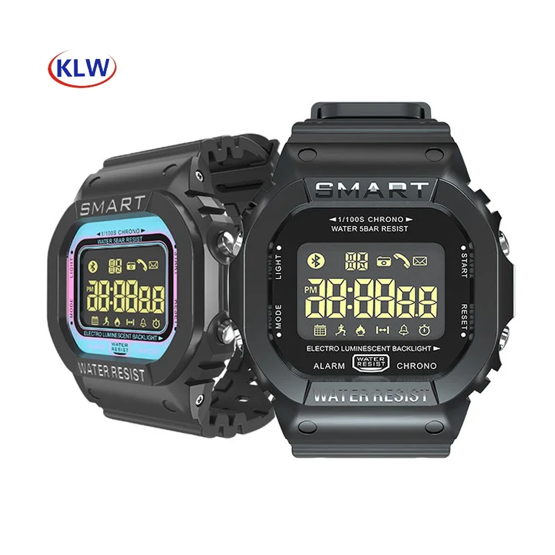 M22 50m Waterproof Swimming Smart Sports Watch Outdoor Luminous Dial Bluetooth Communication for Ios Android