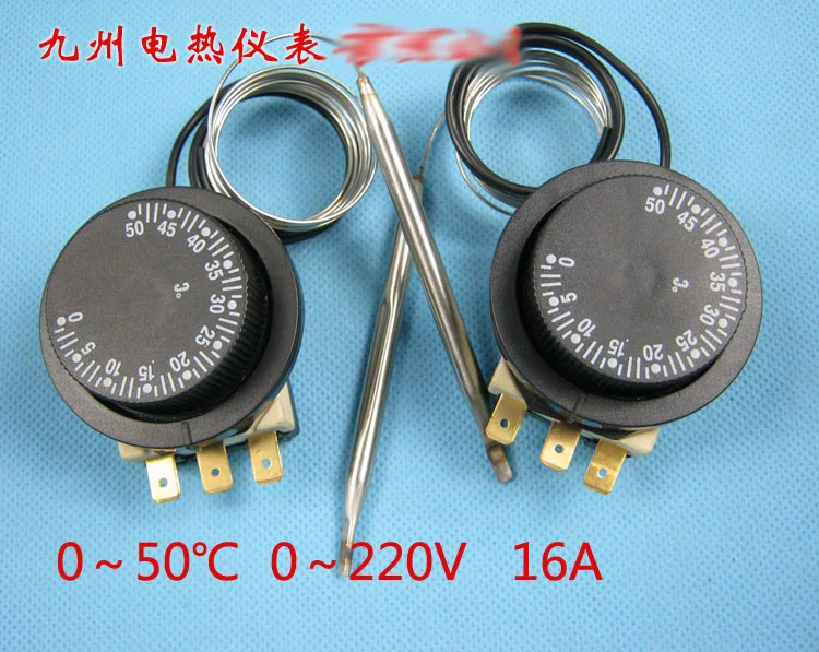 Thermostat Temperature Control Switch Mechanical Temperature Controller Thermal Switch 0-40 Degrees 50 Degrees 60-Degree