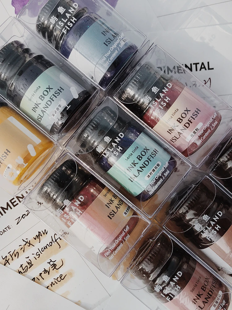 Colorfast Ink Waterproof Ink 24 Color 5ml Non Carbon Non Blocking Pen Ink