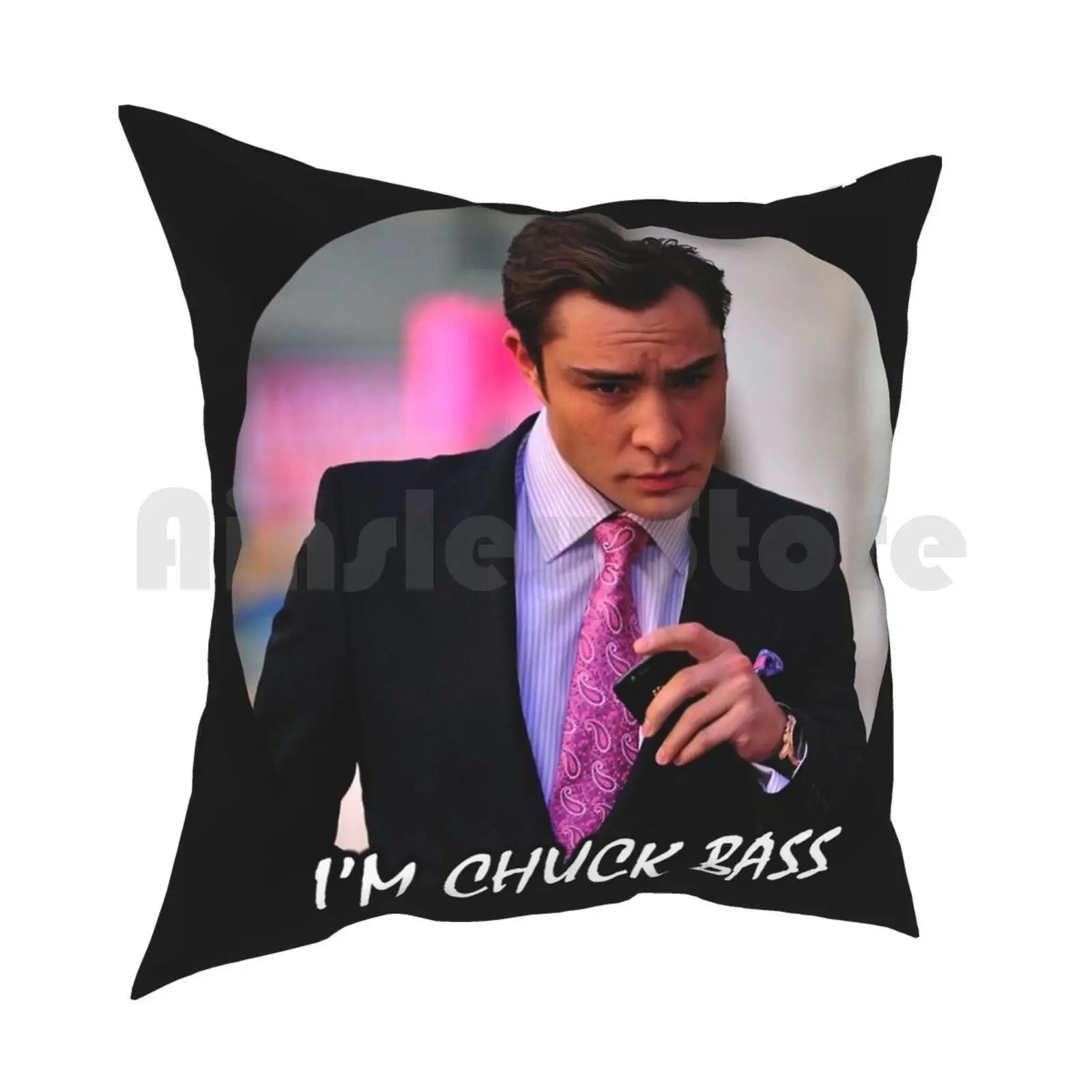 Handsome Chuck Bass Cool Pillow Case Printed Home Soft DIY Pillow cover Handsome Chuck Bass Cool