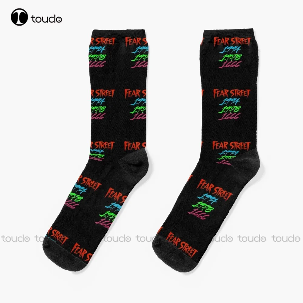 Fear Street Fearstreet Horror Movie Socks Workout Socks Men Christmas Gift Custom Unisex Adult Teen Youth Socks Women Men