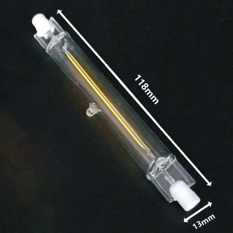 Nieuwe Dimbare R7S Led Cob 10W 118Mm Led-lampen Vervangen Halogeen Lamp-Warm Wit Licht 220V