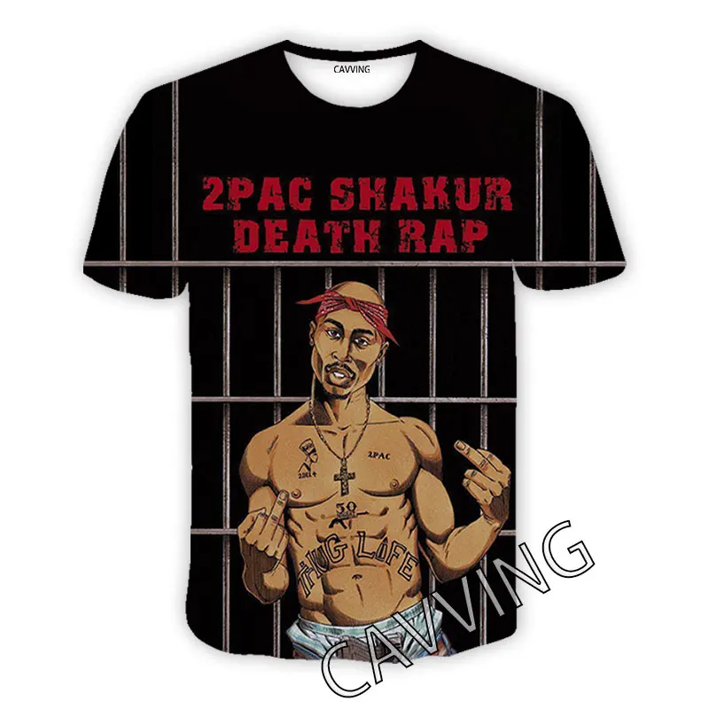 

New Fashion Women/Men's 3D Print Tupac 2PAC Casual T-shirts Hip Hop Tshirts Harajuku Styles Tops Clothing