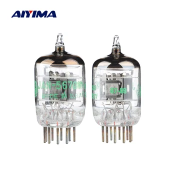 Aiyima 2ชิ้น GE 5670W วาล์วหลอดสุญญากาศ, อัปเกรดหลอดสุญญากาศสำหรับเครื่องขยายเสียงระบบเสียง6N3/6H3N/396A/2C51/5670