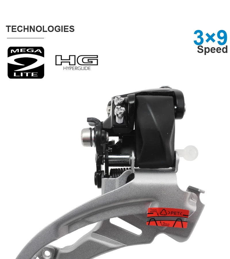 SHIMANO ALIVIO ALTUS Front Derailleur 3x9 Speed- TOP/ Down Swing FD-M371 FD-M370 FD-M4000-TS FD-M4000-DS FD-M2000 Original Parts