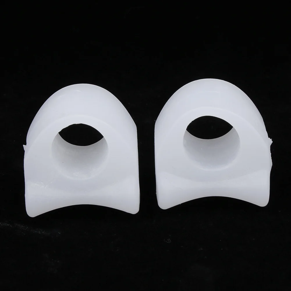1Pair Silicone Toe Separator Hallux Valgus Bunion Corrector Orthotics Finger Straightener Bone Thumb Adjuster Pedicure Foot Care