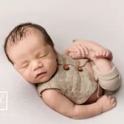 Accesorios de fotografía para bebé, chaleco a cuadros para niño, traje de fotomatón para recién nacido, conjunto de accesorios de estudio para sesión de fotos, 2 uds.