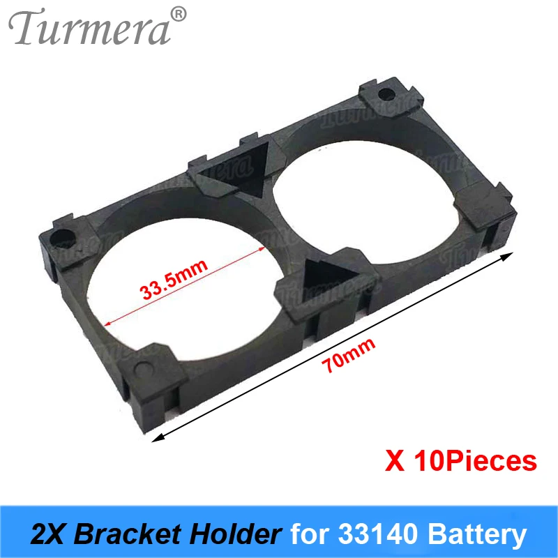 Turmera 2X 3X Giá Đỡ Cho 3.2V 33140 Lifepo4 Pin An Toàn Chống Rung Nhựa Lắp Ráp Trong Pin Gói serie