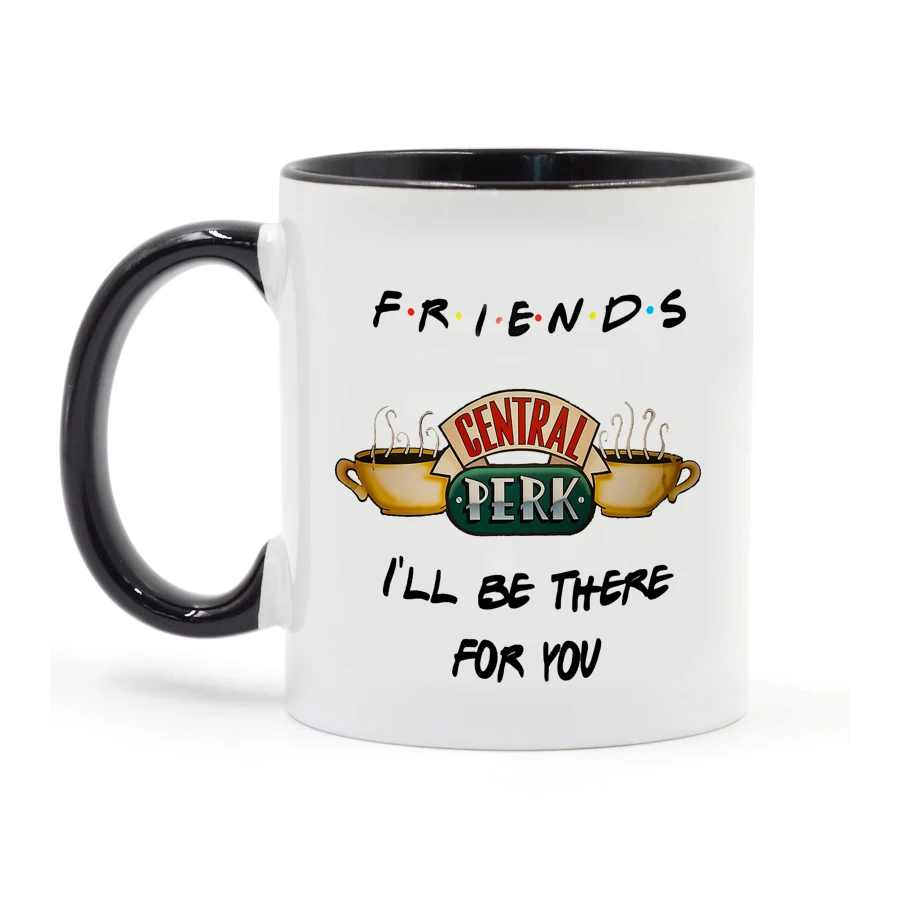 2020 Friends Central Perks Mugs 350ml Ceramic Tea Milk Wine Beer Friend Gifts Novelty Travel Anniversary Gift Drop Shipping