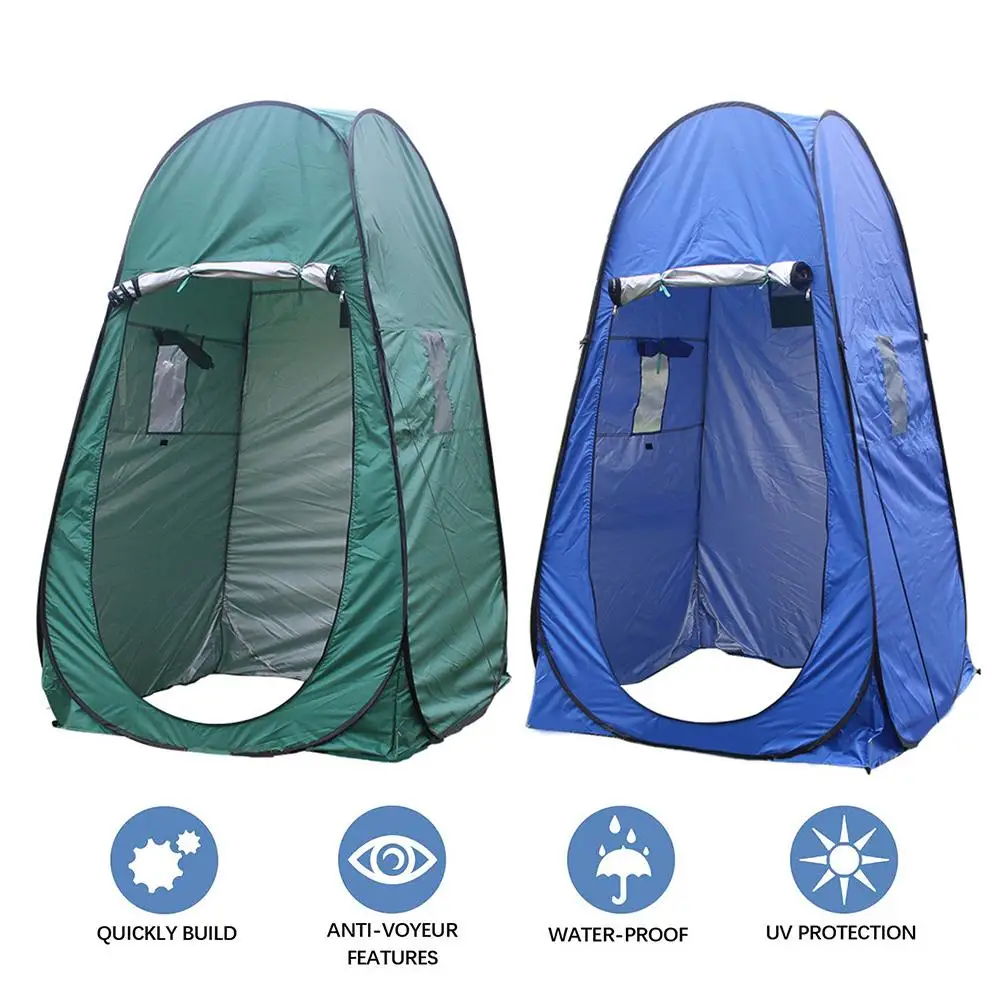 Portable Pop-Up Privacy Tent Camping Shower Tent Changing Room For Outdoors Hiking Travel Beach Fishing Hiking Drop Ship