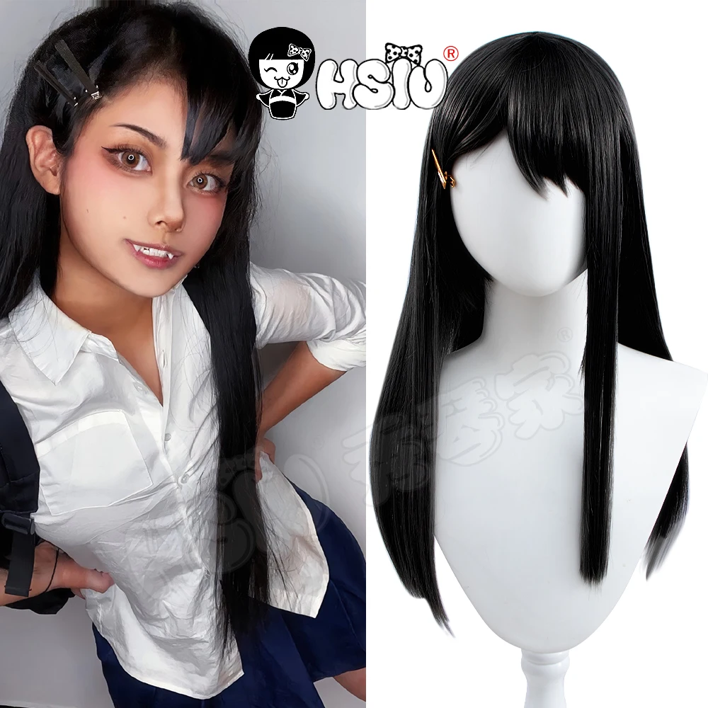 

Nagatoro Hayase Cosplay Wig Anime Ijiranaide Nagatoro-san Cosplay HSIU Natural black long hair+Free gift Brand wig Cap