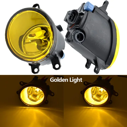 Imagen 2 del producto 1 par para Toyota Yaris/Vitz 5 puertas 2005-2008 luz antiniebla luz LED luz de circulación diurna blanco amarillo