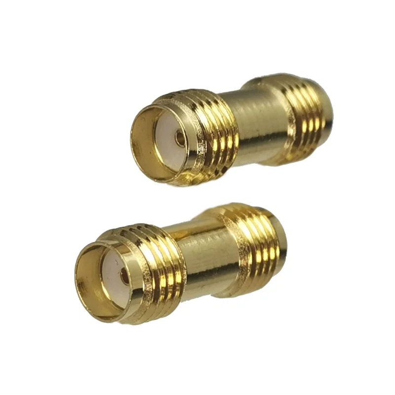 1pcs Connector Adapter SMA RP-SMA naar SMA RPSMA Stekker & Vrouwelijke Jack Rechte RF Coaxiale Converter Nieuwe Messing FJP-820
