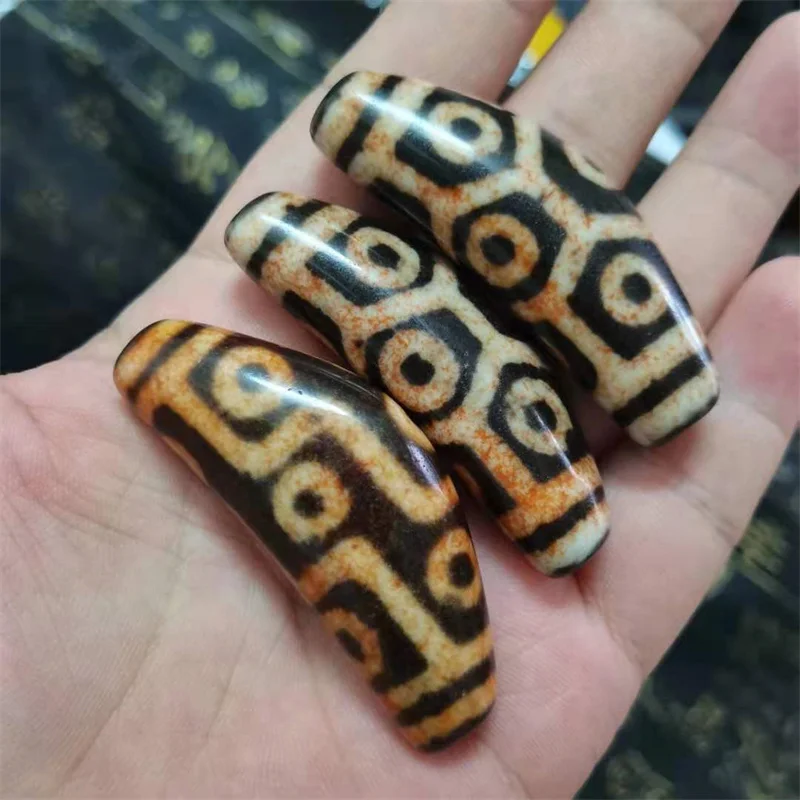 

Great Quality Natural Agate Horns Dzi Beads Jewelry Amulet Magic Power Collectible Treasure