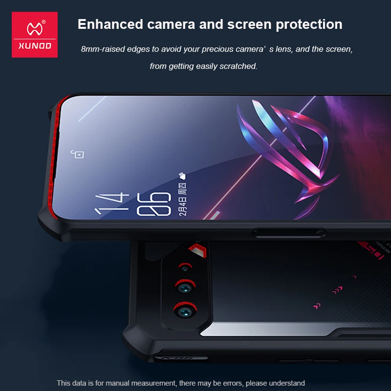 Fall Für ASUS ROG Telefon 5 Telefon 5 Pro Telefon 5 Ultimative, xundd Stoßfest Fall-mit Airbag Technologie Für ROG Telefon 5 5S Pro Fall