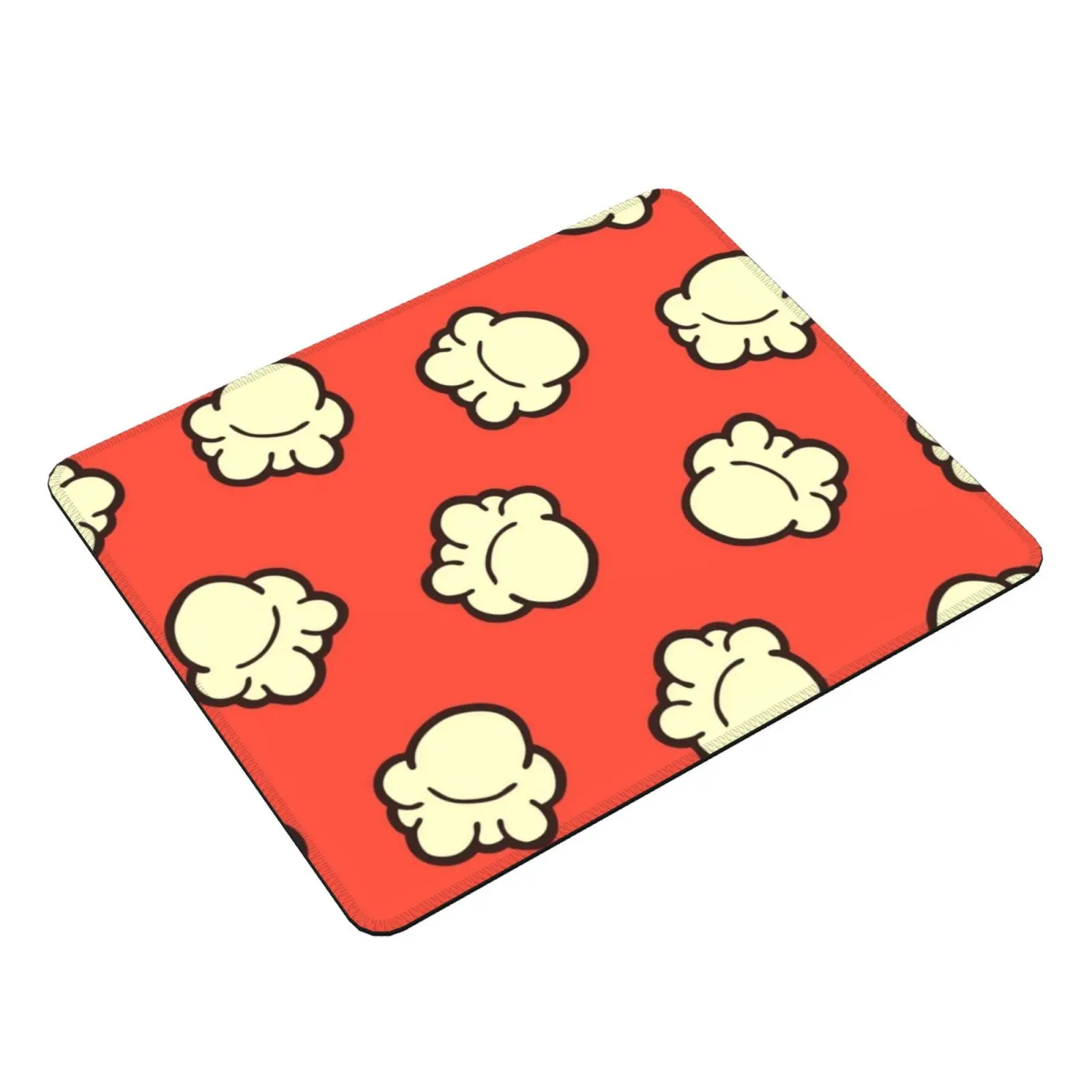 Popcorn Pattern Mouse Pad DIY Print Cushion Popcorn Pattern Popped Corn Snack Snacks Food Foody Foodie