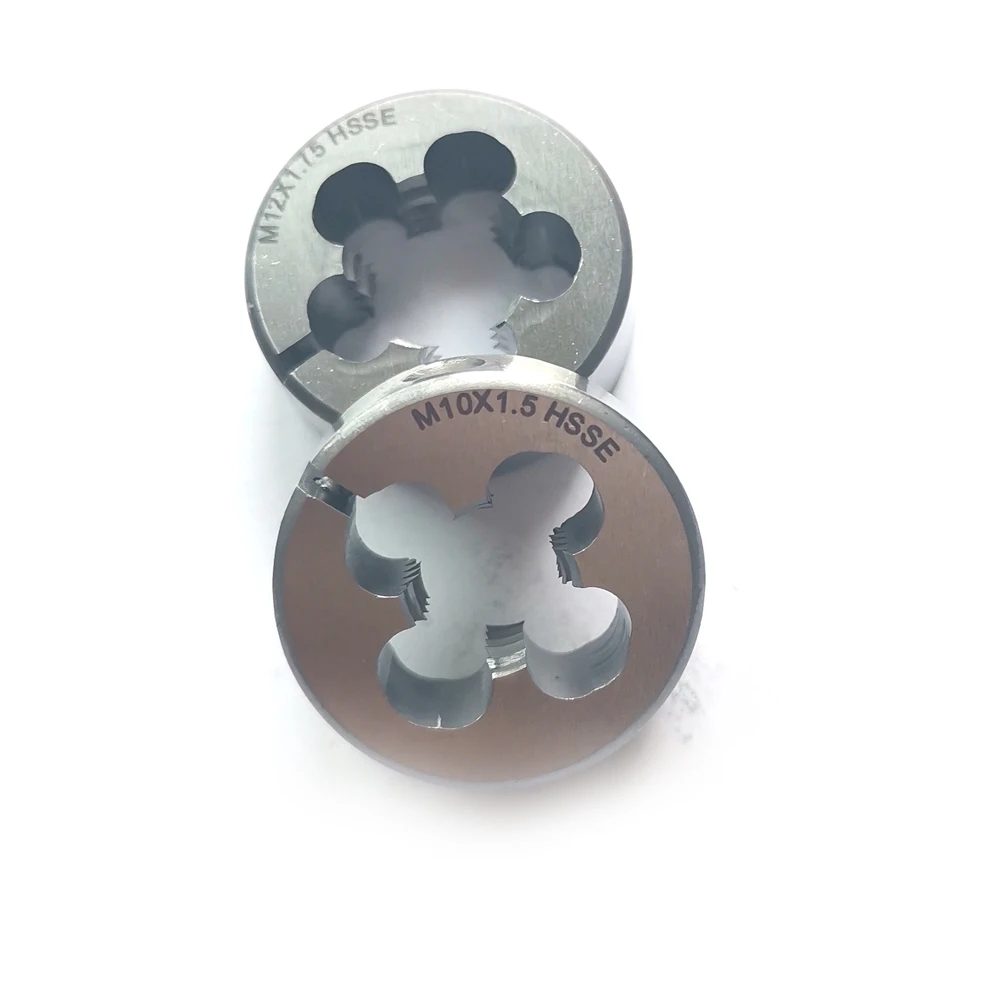 Hrse-troqueles ajustables de rosca redonda dividida, troqueles ajustables de acero inoxidable, M14, M14X1, M14X2, M14X1.75, M14X1.5, M14X1.25
