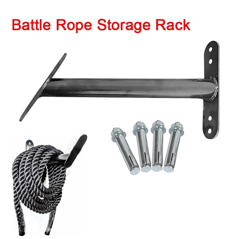 Portable Fitness Battle Rope Anchor Strap Kit Accessorie Wall-mounted Battle Rope Store Holder For Home Gym Bodybuilding Workout