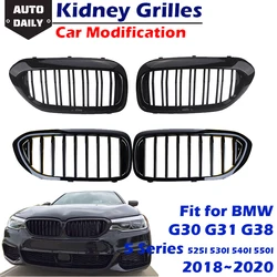Kidney Grille Front Bumper Racing Grill Fit For BMW 5 Series G30 G38 525I 530I 540I 550I 2017-2020 Performance Style Replacement