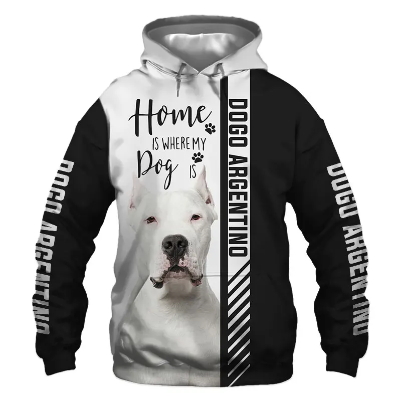 

Dogo Argentino Dog 3D Printed Jacket Men/Women Harajuku Hoodie Unisex Casual Streetwear Sweatshirt Pullover Sudaderas D8012