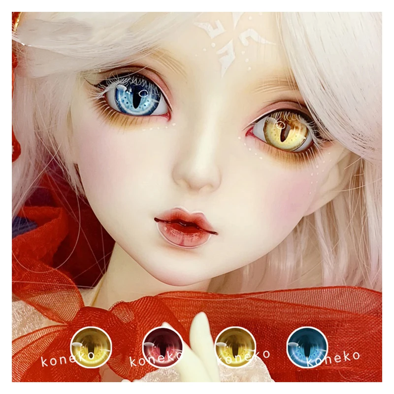 10mm bjd eyes mix colors 10-24mm doll eyes for 1/8 1/6 1/4 1/3 BJD doll accessories metallic effect eyeballs