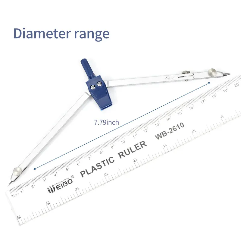 YG006 5pcs set Plastic+metal Geometry Protractor Drawing School Compasses Set Math Students high quality