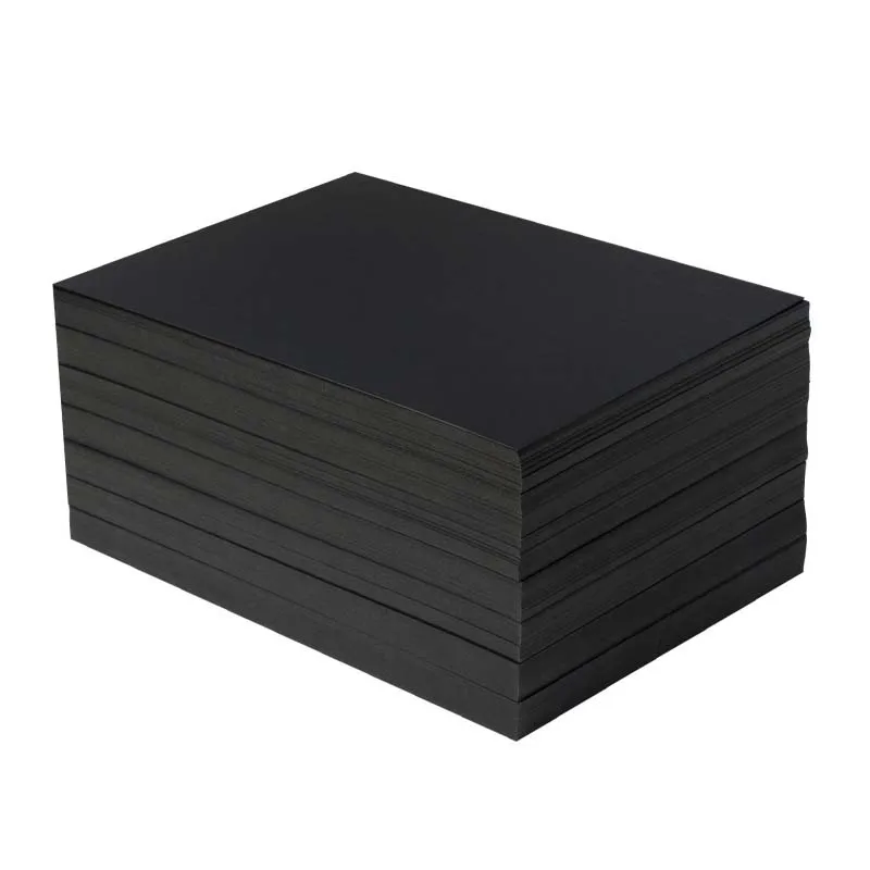 Papel negro en blanco para manualidades, grafiti, A4, 80g, 180g, 230g