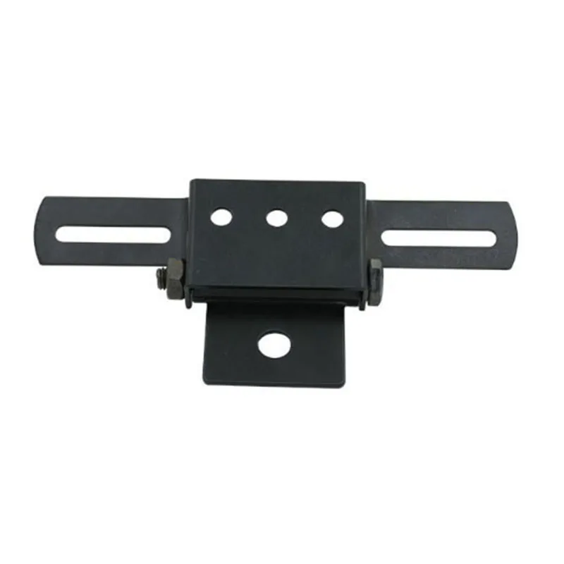 DHBH-Marco de matrícula plegable ajustable para motocicleta, Universal, Blcak