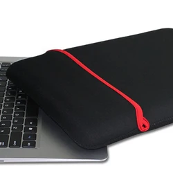 Notebook Cover Bag Laptop Table Waterproof Thickened Neoprene Carry Bag Storage Pouch Black