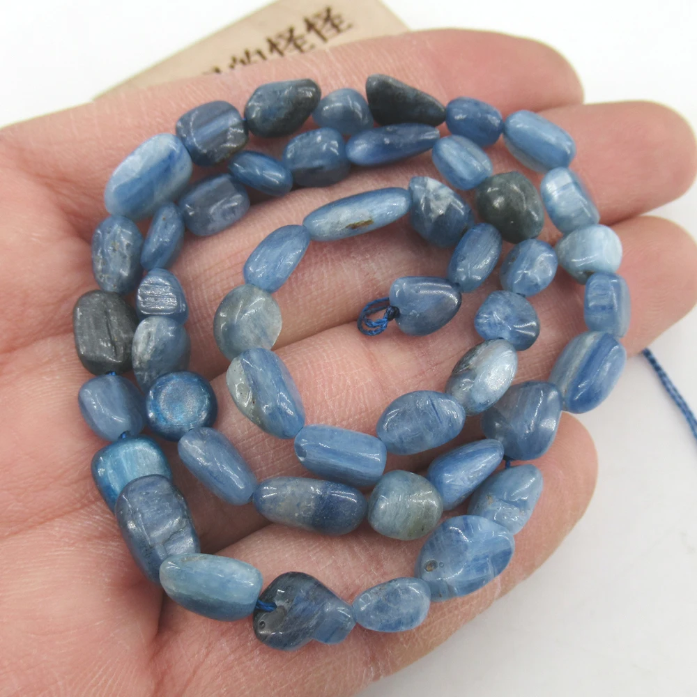 APDGG Natural Blue Kyanite Beads Nugget Freeform Real Gems Stone 15\