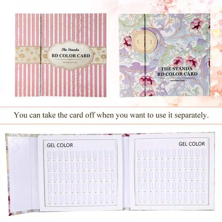 Cahier d'exposition pour nail art DIY, grille de 120, carte de document pour ongles, étagère de présentation, tableau de manucure en gel, tableau de peinture dédié