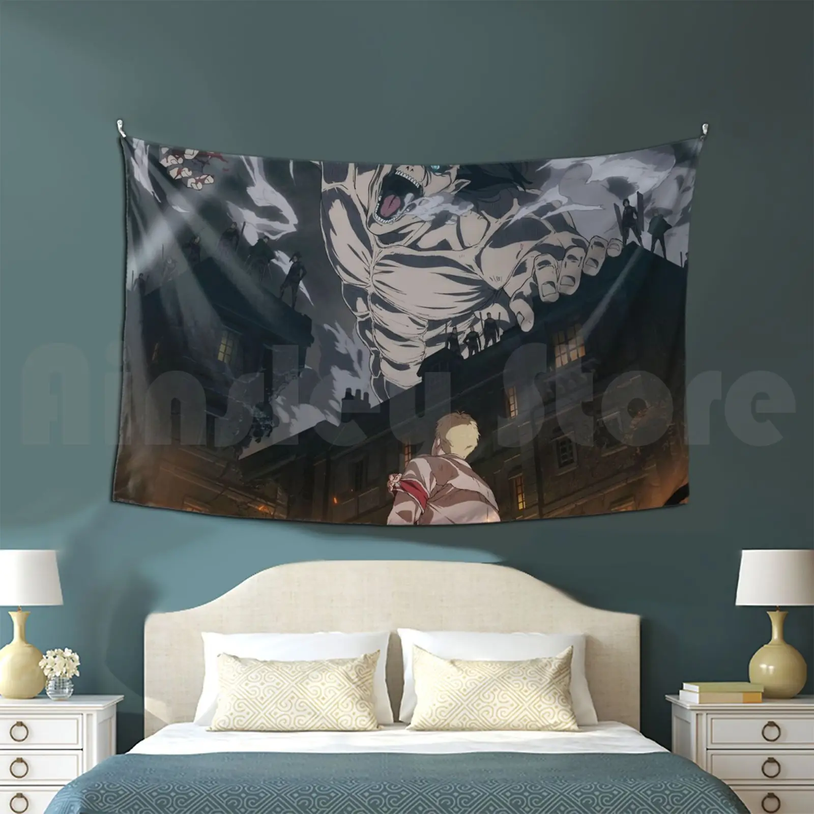 Attack On Titan Final Season Customized Tapestry Anime Season 4 Japanese Japan Manga Action Shingeki No