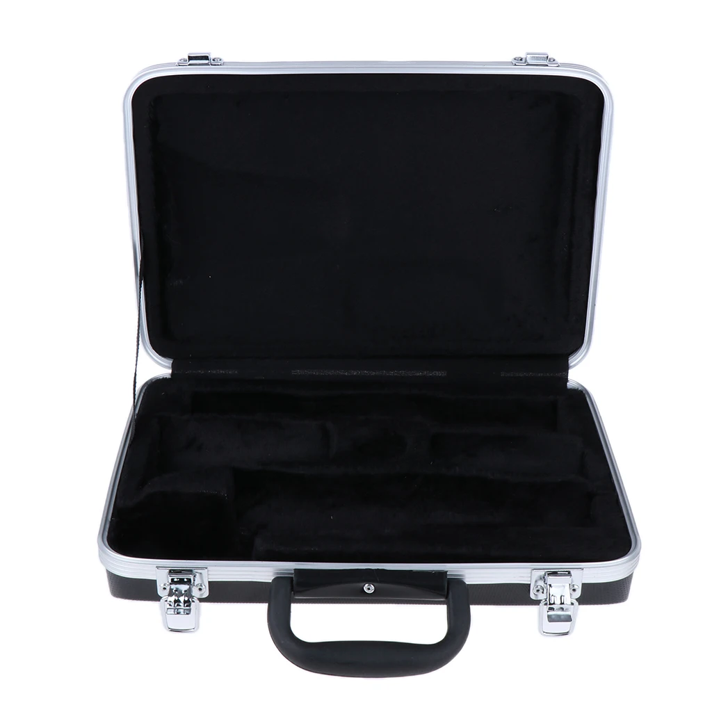 Square Clarinet Hard Protection Case Travel Gig Bag Professional Parts Accs