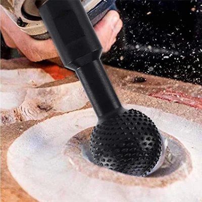 10/14mm bola gouge spindles esféricos em forma de madeira gouge energia escultura acessório para angle groove ferramenta de escultura