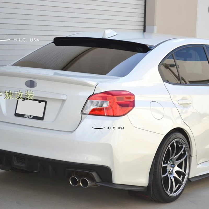 

for Subaru Impreza WRX STI style roof spoiler PMMA material sun visor spoiler 2015-2018