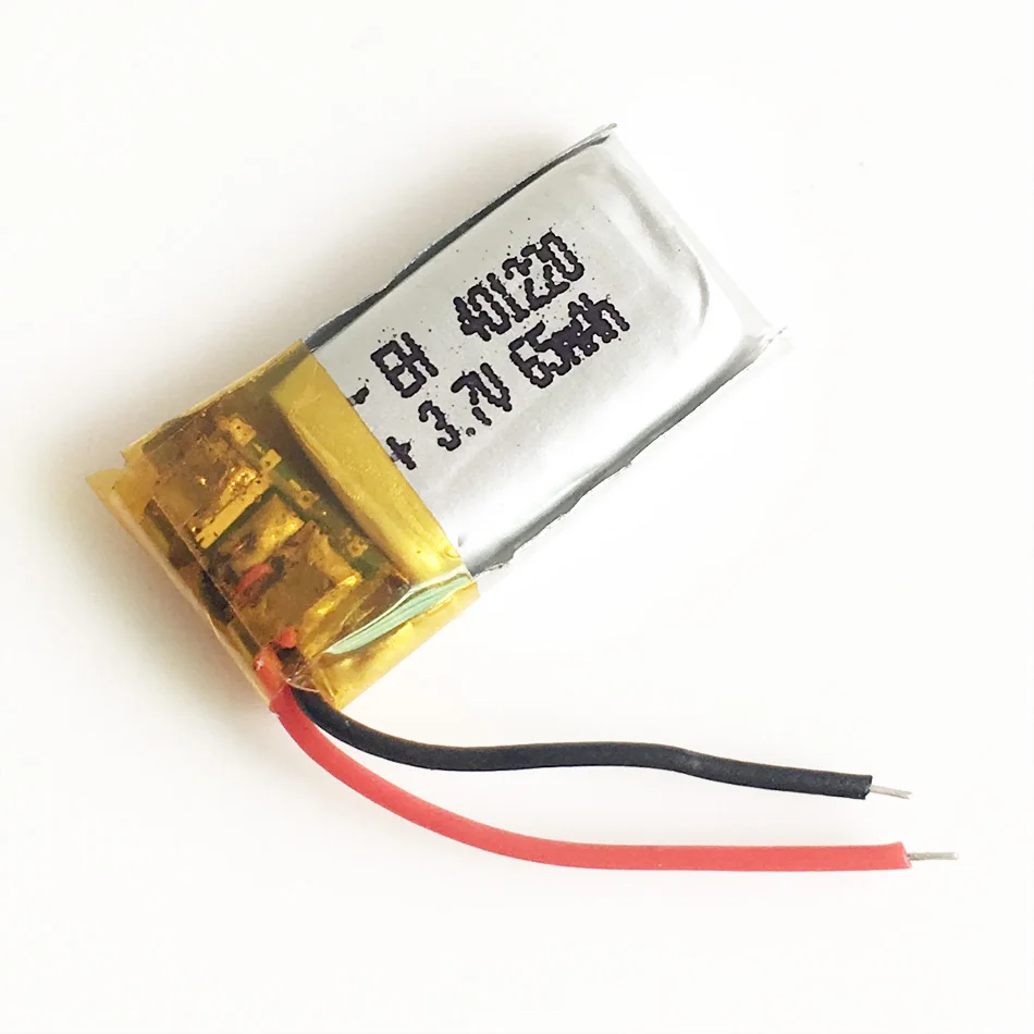 EHAO 401220 3.7v 65mAh akumulator Lipo ogniwa litowo-polimerowe do MP3 zegarek z Bluetooth zestaw słuchawkowy MID Headphon