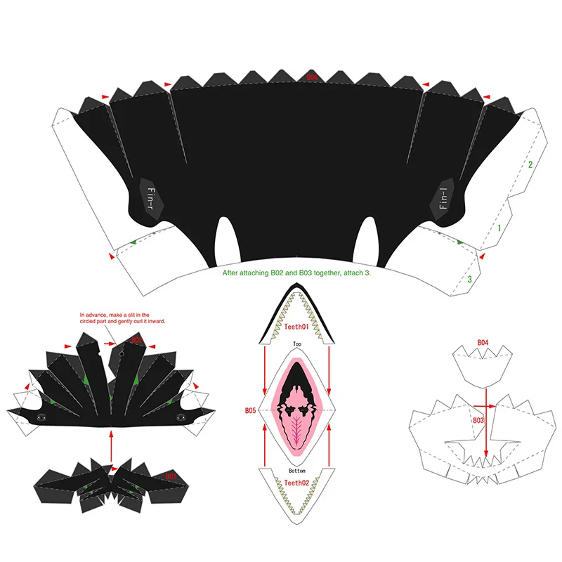 Orca Killer Whale Folding Handmade Origami Art Mini 3D Paper Model Papercraft Marine Animal DIY Kids Adult Craft Toys QD-093
