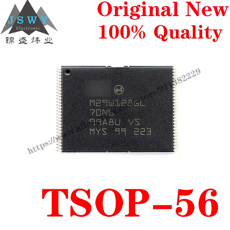 10~100PCS M29W128GL70N6E TSOP56 Semiconductor Memory IC NOR Flash IC Chip with for module arduino Free Shipping M29W128GL70N6